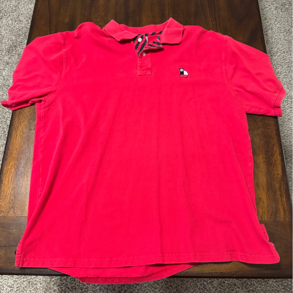Men’s nice red Pennington Georgia polo. - Picture 2 of 4